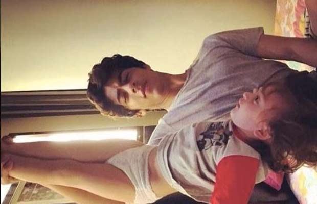 Shah Rukh Khan Shares Cute Upside Down Picture Of AbRam With Aryan
