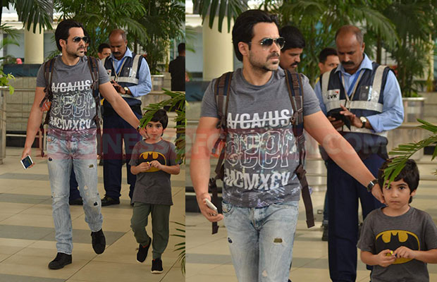 Spotted: Emraan Hashmi With Son Ayan