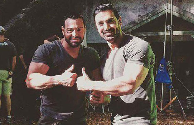 Guess Who Is John Abraham Posing With On The Sets Of Force 2?