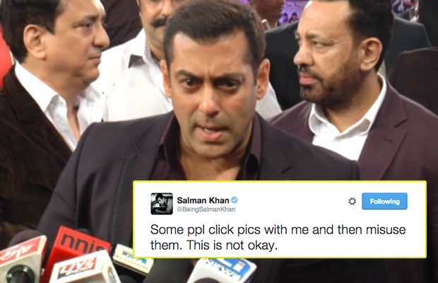 Salman Khan Upset About Pictures Of Him Being Misused!