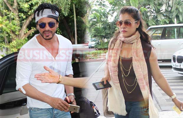Dilwale: Shah Rukh Khan And Kajol Leave For Hyderabad
