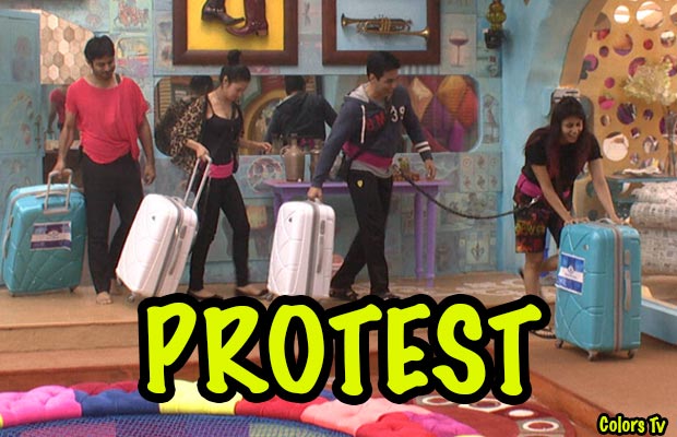 Breaking Bigg Boss 9 With Salman Khan: When Contestants Go On Protest!