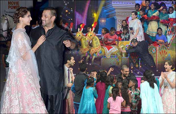 Photos: Salman Khan And Sonam Kapoor Spread Happiness At Prem Ki Diwali!