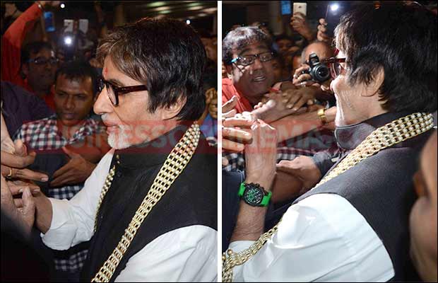 Photos: Amitabh Bachchan Gets Thronged By Fans At Kolkata!