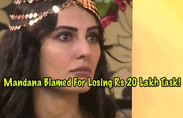Exclusive Bigg Boss 9: Mandana Karimi Blamed For Losing Rs 20 Lakh Task!