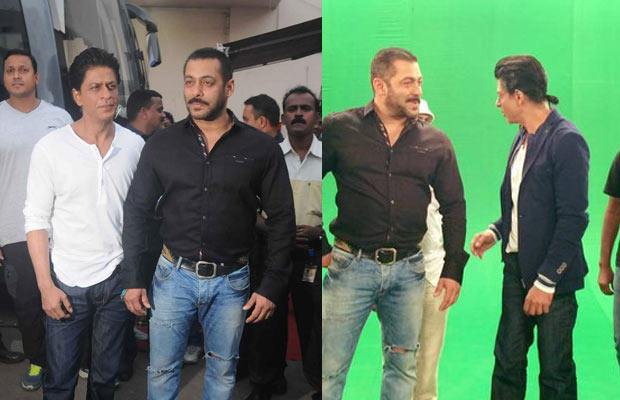 Photos: After A Wait Of 8 Years, Shah Rukh Khan And Salman Khan Reunite For Bigg Boss 9