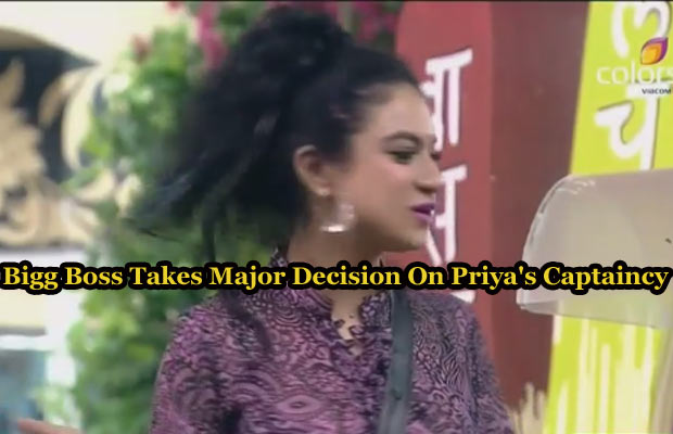 Exclusive Bigg Boss 9: Bigg Boss Takes Major Decision On Priya Malik’s Captaincy