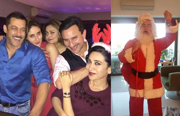 Photos: Salman Khan, Aamir Khan, Saif, Kareena And Others Celebrate Christmas!