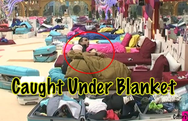 Bigg Boss 9: Prince Narula And Nora Fatehi CAUGHT Getting Cozy Under Blanket!