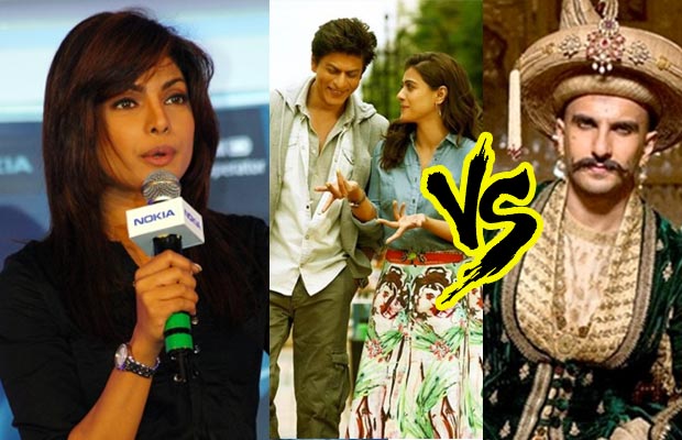 Watch: Priyanka Chopra Speaks Up On Bajirao Mastani And Shah Rukh Khan’s Dilwale Box Office Collections!