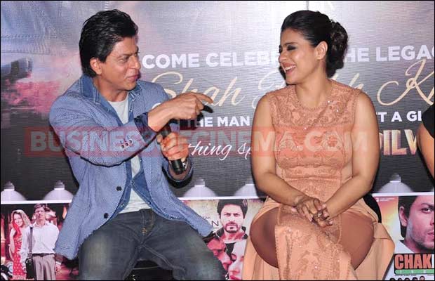 Shah Rukh Khan Comments On Doing Romantic Scenes With Kajol