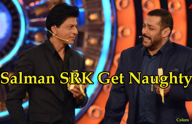 Bigg Boss 9: Salman Khan And Shah Rukh Khan Get NAUGHTY With Bananas!