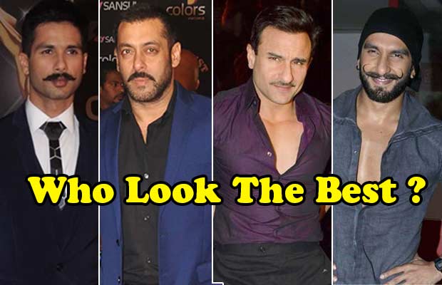 Mustache Trend: Who Looks The Best Amongst Salman Khan, Ranveer Singh, Saif Ali Khan And Shahid Kapoor?