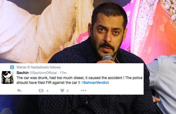 OOPS! Twitter Trolls Salman Khan After HC Acquits The Actor!
