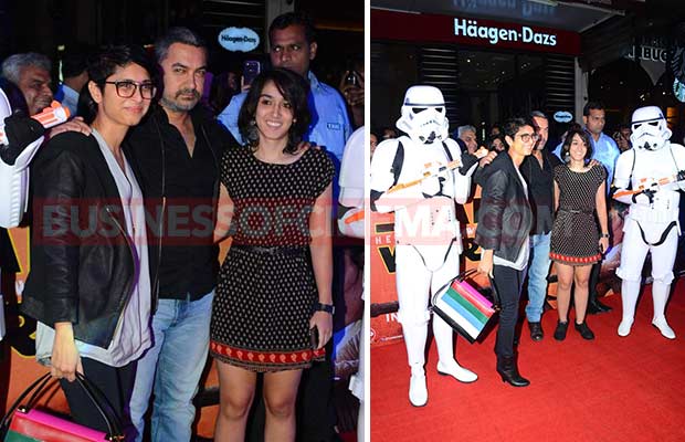 Photos: Aamir Khan Makes It A Family Affair At ‘Star Wars: The Force Awakens’ Special Screening!