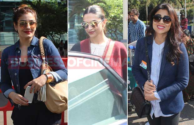 Airport Diaries: Deepika Padukone, Shriya Saran, Raveena Tandon And Others Snapped!