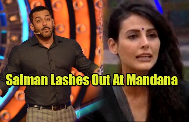 Bigg Boss 9: Angry Salman Khan Lashes Out At Mandana Karimi!