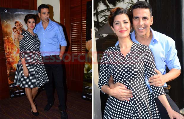 Photos: Akshay Kumar And Nimrat Kaur Are Picture Perfect At Airlift Promotions!
