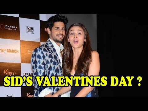 Watch: It’s Not Alia Bhatt, Guess Who Will Sidharth Malhotra Celebrate Valentines Day With?