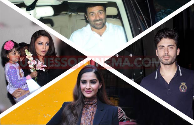 Photos: Aishwarya Rai Bachchan, Fawad Khan, Sonam Kapoor And Sunny Deol Spotted!