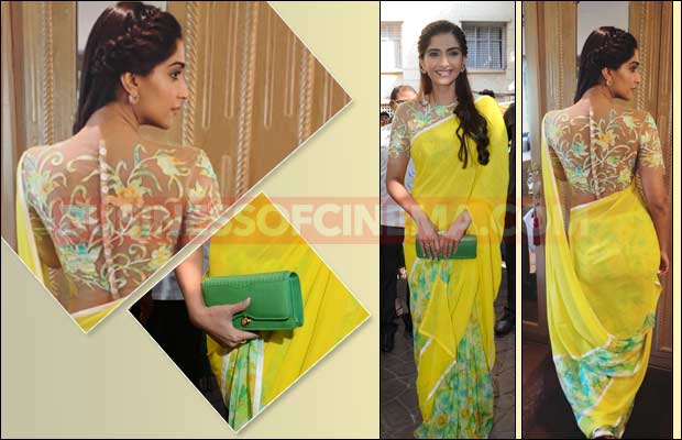 Photos: Not Sari, But Sonam Kapoor’s Sheer Blouse Gives A Hot Look!