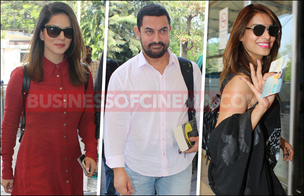 Airport Diaries: Aamir Khan, Sunny Leone, Riteish Deshmukh, Bipasha Basu And Others Snapped!