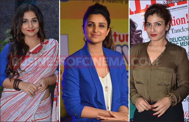 Celeb Sightings: Parineeti Chopra, Vidya Balan And Raveena Tandon At Different Launch!