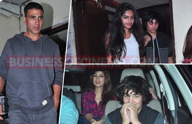 Photos: Aarav’s Movie Date With His Friend And Parents Akshay Kumar-Twinkle Khanna