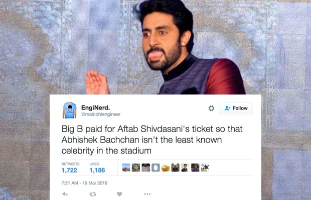 Abhishek Bachchan’s Mind Blowing Reply To His Hater Is Worth A Read!