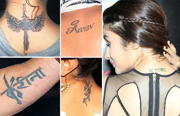 Top 10: Bollywood Celebs And Their Most Amazing Tattoos! - Page 7 of 11 -  Business Of Cinema