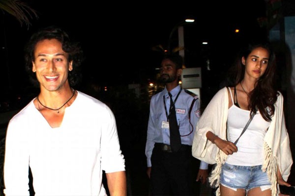 Spotted: Tiger Shroff On A Movie Date With Girlfriend Disha Patani!