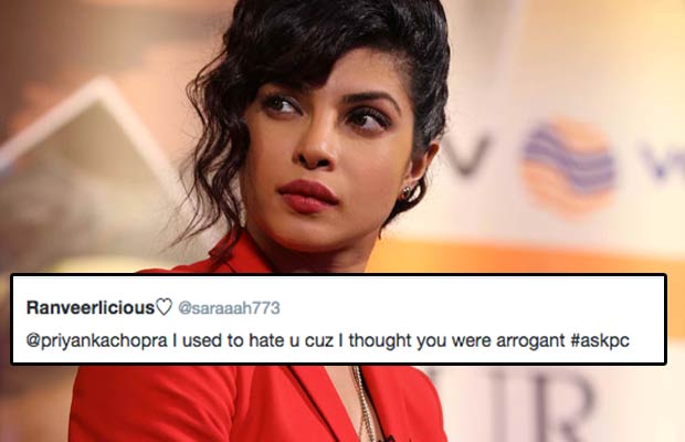 Priyanka Chopra’s REACTION To A Fan Who Hated Her Because Of Her Arrogance!