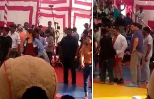 Leaked Photos: Salman Khan And Anushka Sharma Shooting For Sultan