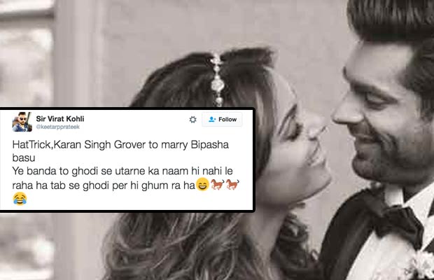 Oops! Tweeterati’s Trolled Karan Singh Grover Post Marriage Announcement With Bipasha Basu
