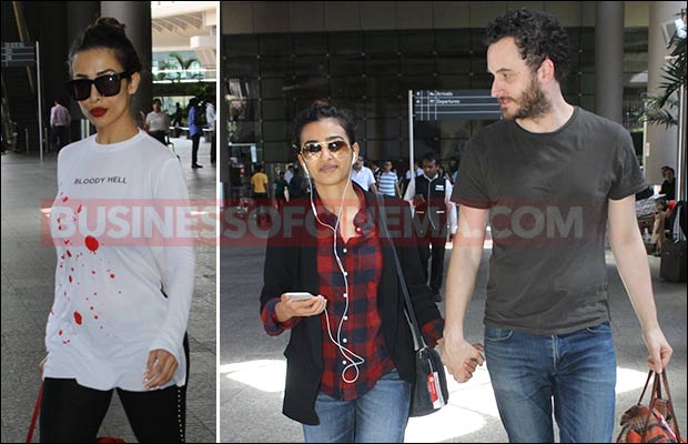 Spotted: Malaika Arora Khan, Radhika Apte With Husband At The Airport