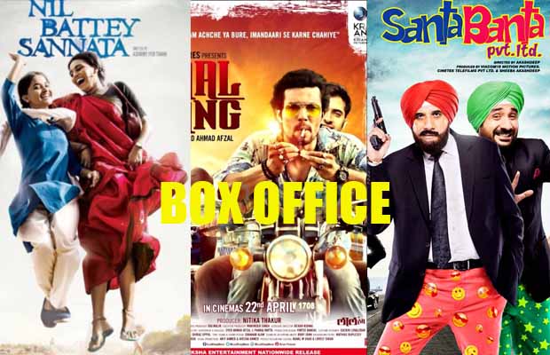 Box Office: Lala Rang, Nil Battey Sannata, Santa Banta Pvt. Ltd. Crashes And How!