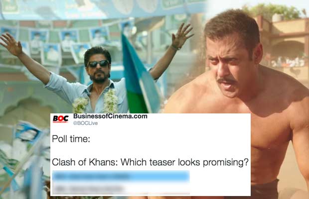 Poll Results: Shah Rukh Khan’s Raees Teaser Vs Salman Khan’s Sultan Teaser