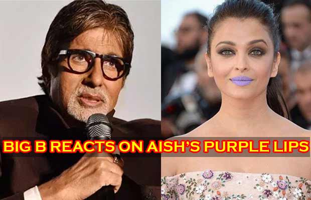 Amitabh Bachchan Finally Speaks On Aishwarya’s Purple Lips!