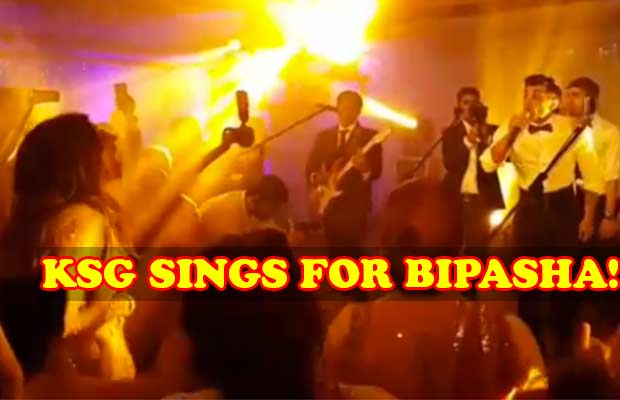 Watch: Bipasha Basu Jumps Crazily While Karan Singh Grover Sings For Her