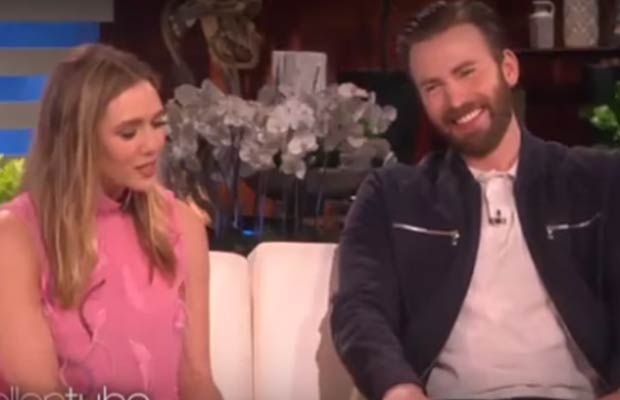 Captain America Chris Evans Scares Elizabeth Olsen But Falls For A Prank Instead!