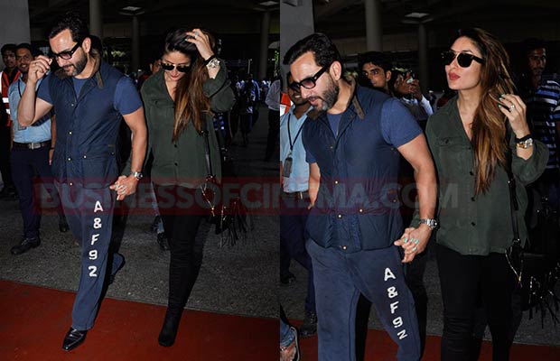 Snapped: Saif Ali Khan And Kareena Kapoor Return To Mumbai After Holidaying In London