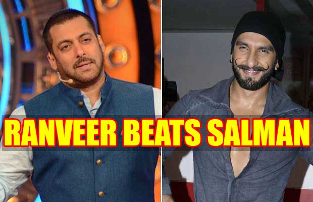 Ranveer Singh Beats Salman Khan