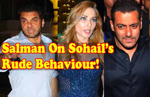 Here’s What Salman Khan Has To Say About Sohail Khan’s Abusive Behaviour With Media