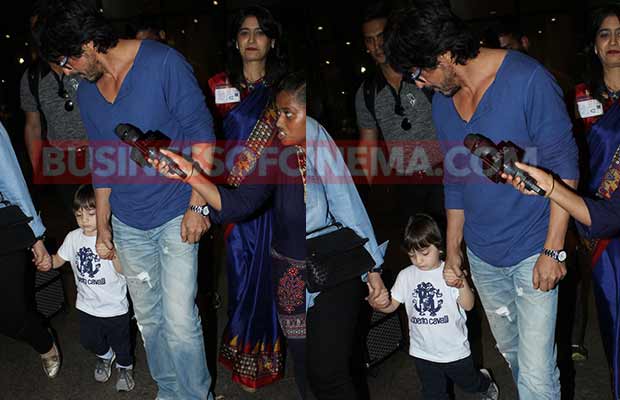 Airport Diaries: Shah Rukh Khan’s Son AbRam Steals The Limelight!