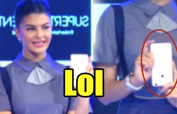 Watch: LOL! Jacqueline Fernandez Makes A Goof Up At A Phone Launch Event!