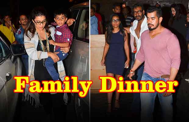Snapped: Ajay Devgn, Kajol With Kids At A Family Dinner