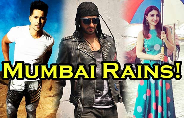 Varun Dhawan, Ranveer Singh, Sonakshi Sinha And Others Welcome Rains In Mumbai