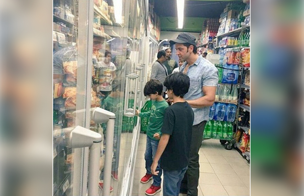 Catch Hrithik Roshan Shopping With His Kids In Madrid