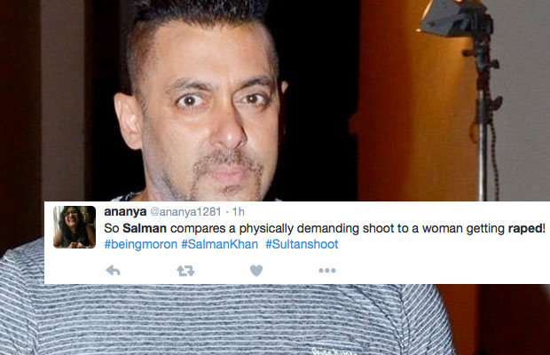 OMG! This Shocking Comment Of Salman Khan Irk Twitteratis