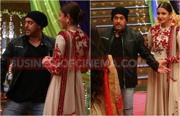 Photos: Salman Khan Kidding Around While Promoting Sultan With Anushka Sharma On Udaan Sets!